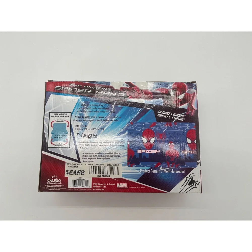 Marvel Kids Spiderman Blanket‎ Buddy